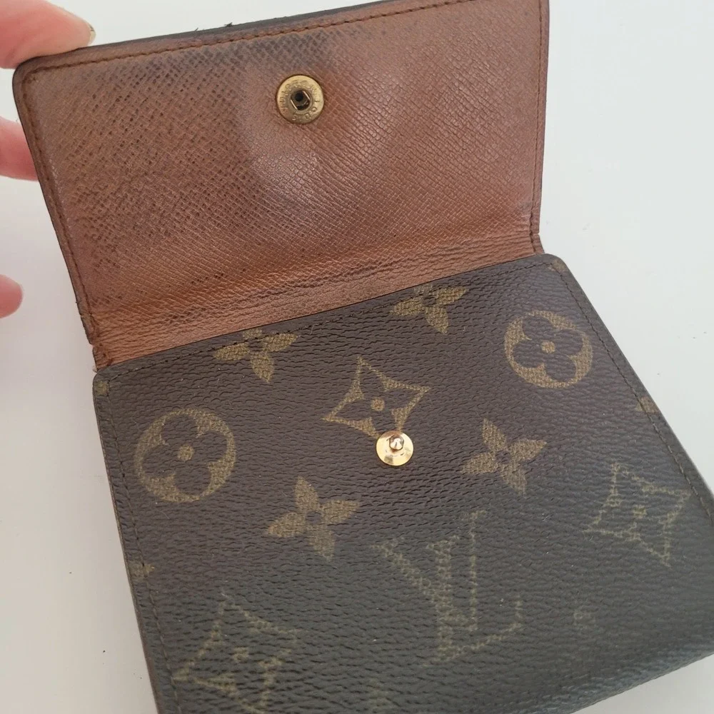 Louis Vuitton Monogram Canvas Portefeuille Billets Double Wallet MI0992 Brown - Picture 9 of 14
